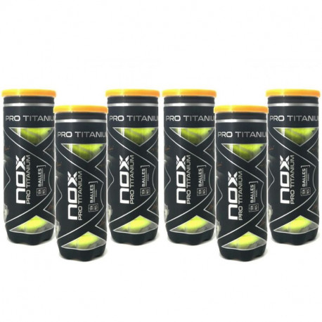 Pack 6 Botes de Pelotas Nox Pro Titanium